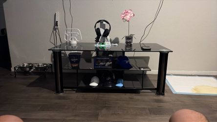 Glass center table