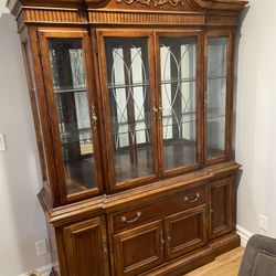 Dining Room Table And Hutch