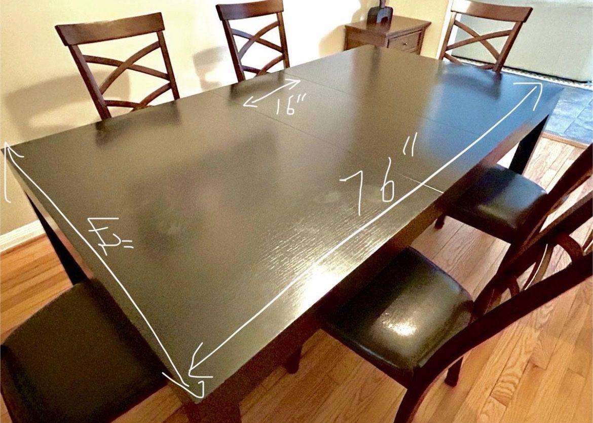 Dining Table With 6 Chairs