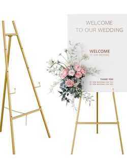 Easel Stand, Adjustable Metal Display