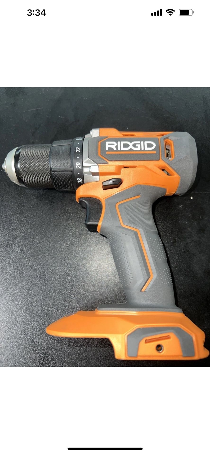Ridgid 18V Cordless 1/2 Inch Compact Drill/Driver Tool Only R86001
