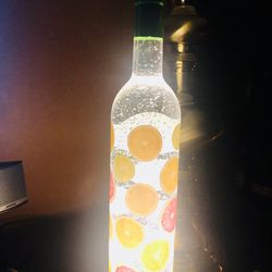 Lighted Wine Bottle 