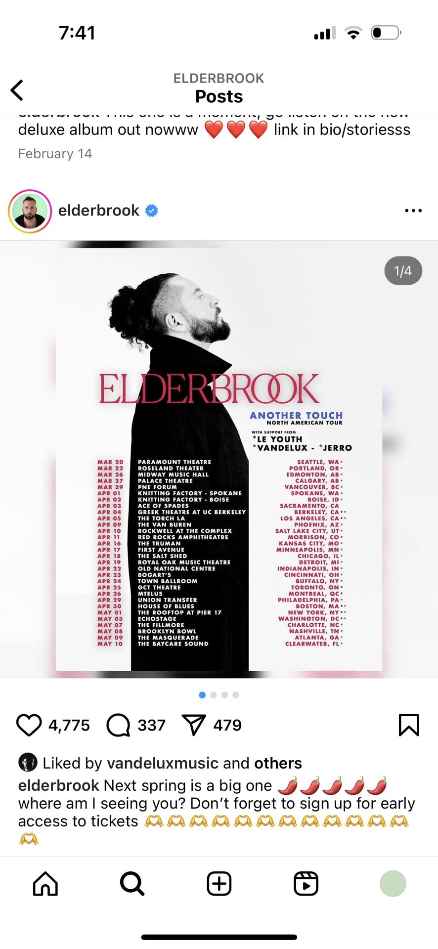 Elderbrook Ticket