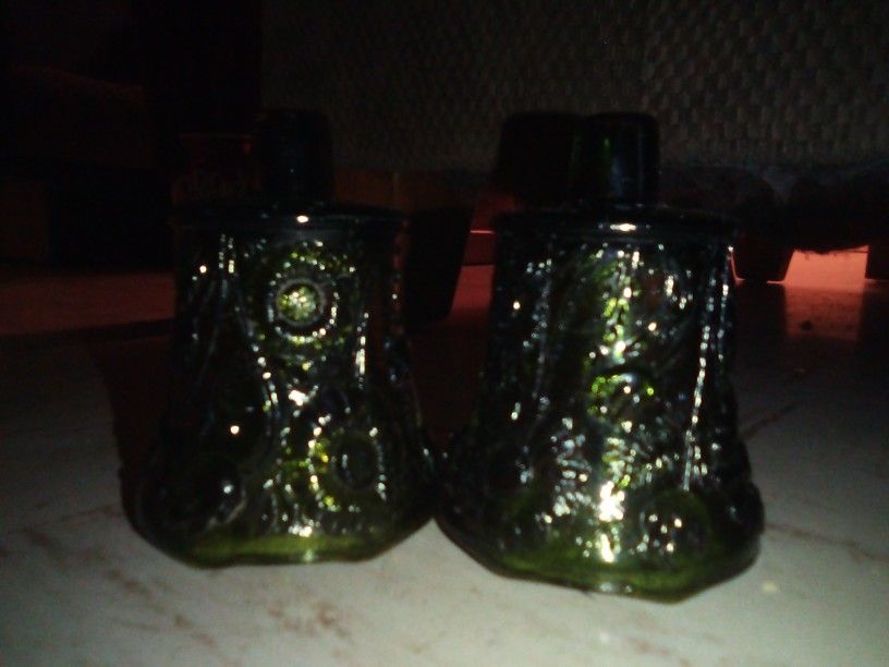 Green Daisy Candle Holders(Peg)