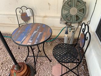 Table with two chairs