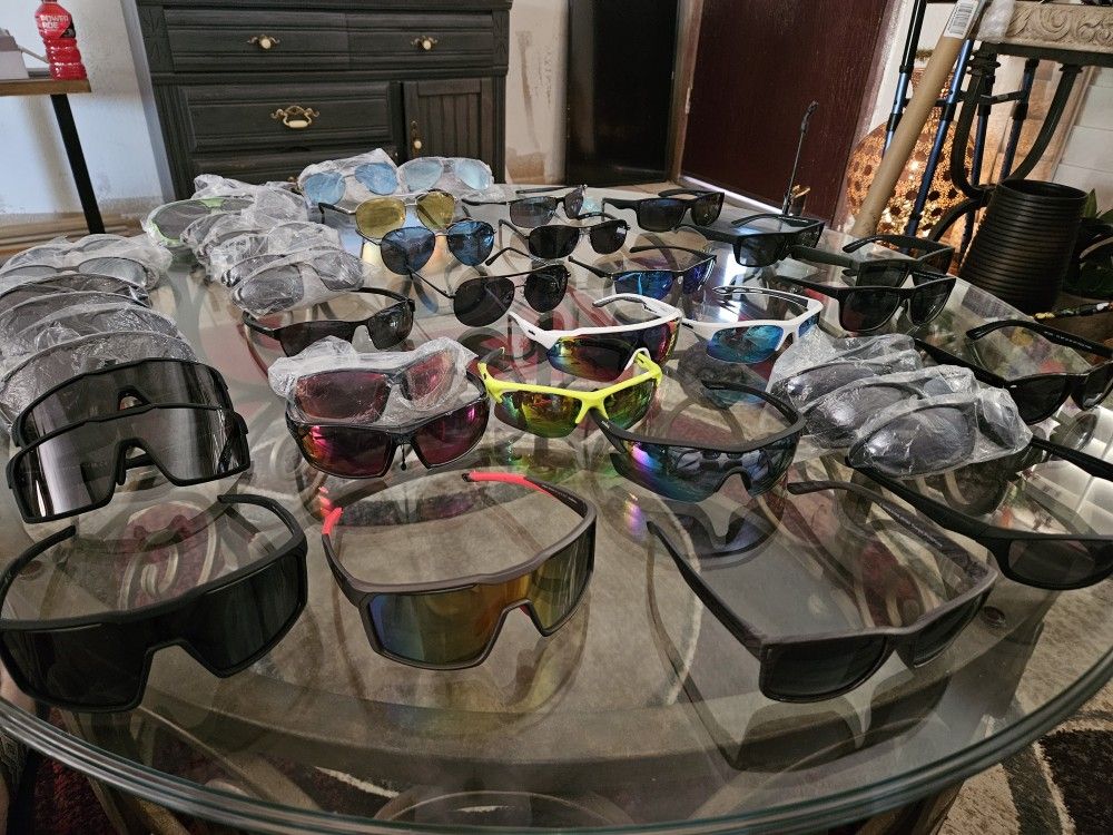 BRAND NEW SUNGLASSES IRONMAN, FOSTER GRANT, PIRANHA, TWO 2 PAIRS FOR $10
