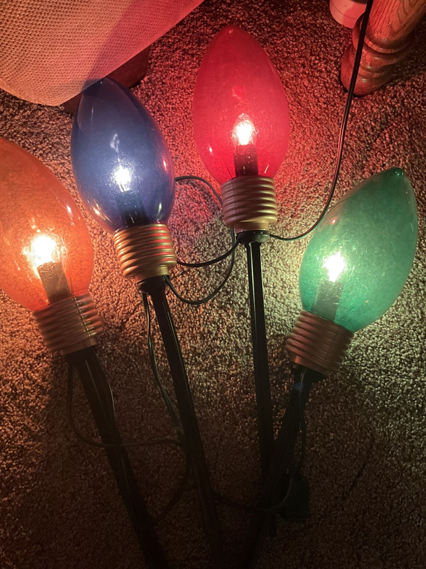 Christmas ground Stake Lights/4 Sets