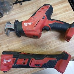 Milwaukee M18 Hackzall and Multi-tool