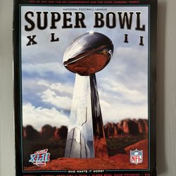 Super Bowl XLII (42) Full Unopened Case Of 20 Sealed Programs RARE Tom Brady Eli Manning New York Gi