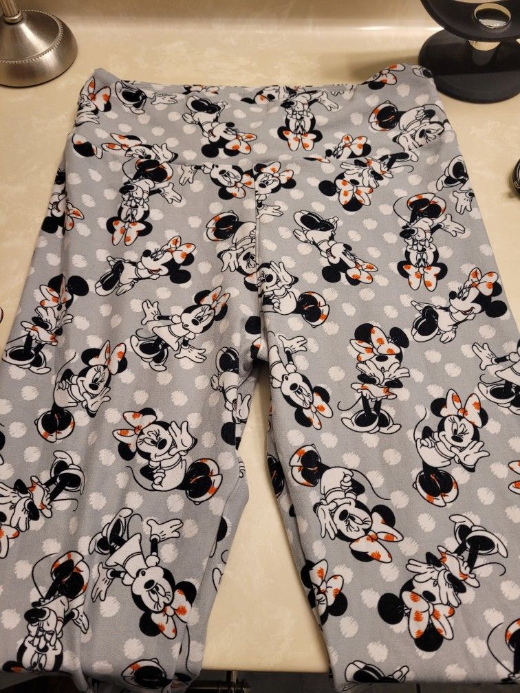 LuLaRoe Minnie Mouse Leggings One Size 