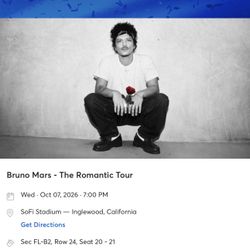 Bruno Mars - The Romantic Tour