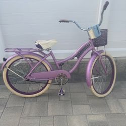 Huffy Purple Nel Lusso Kids Cruiser Bike - 24" Wheel -$140