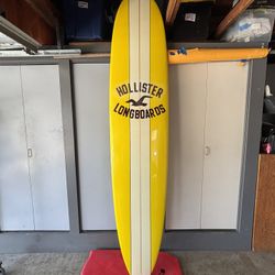 9’4 Hollister Longboard Surfboard 