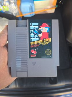 Wrecking Crew NES Cartridge
