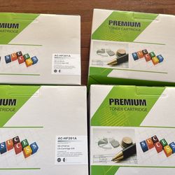 CF281A 81A Black Toner Cartridge：4-Pack Compatible Replacement  $100