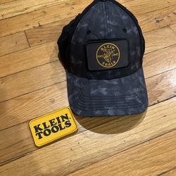 Klein Tools Limited Edition Customizable Hat Camo/Black NEW Never Worn