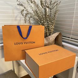 Authentic Louis Vuitton Gift Box w Shopping Bag for Sale in