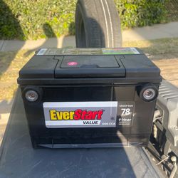 EverStart Value Automotive Battery, Group Size 78