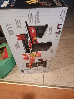 New SKIL and Metabo Miter Saw, Table Saw, Router Kit (never used)