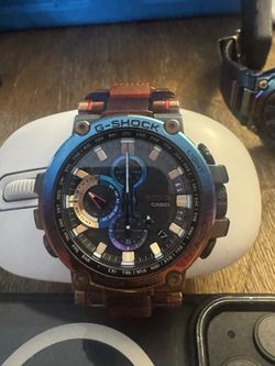 CASIO G-SHOCK Cash Or Bitcoin Only VOLCANIC LIGHTNING LIMITED EDITION WATCH MTG-B1000VL-4A  With Box & Papers