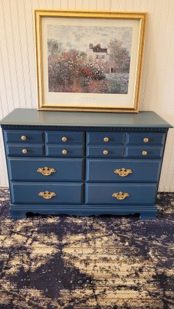 SUPER CUTE SMALL BLUE DRESSER 