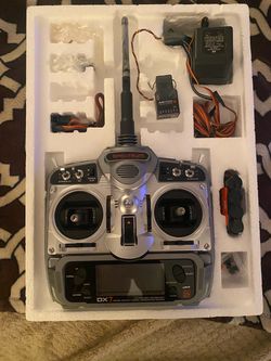 Spektrum DX 7 transmitter and receiver