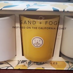 NEW,SAND AND FOG CANDLES CITRUS 