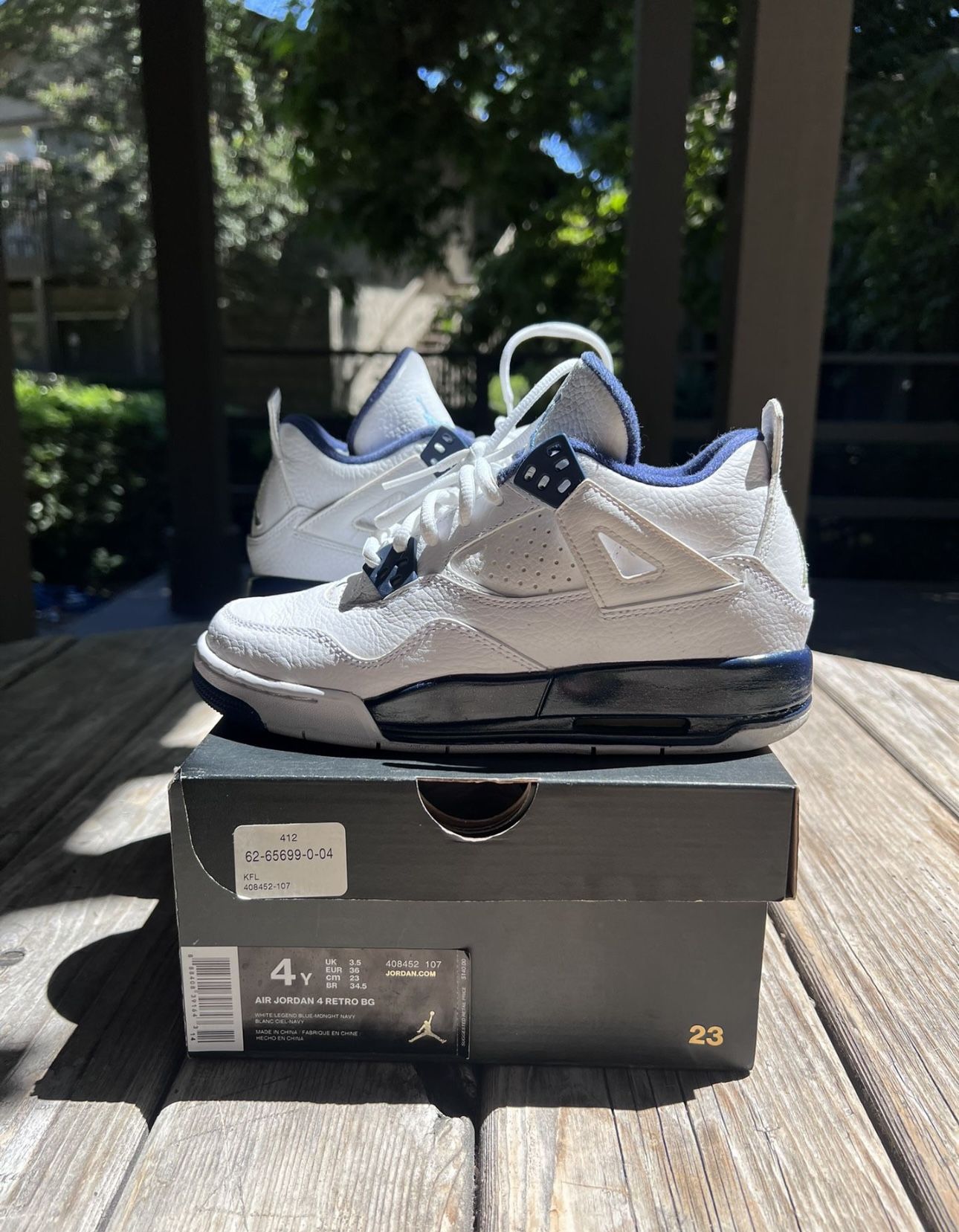 Jordan Retro Legend Blue Size 4Y