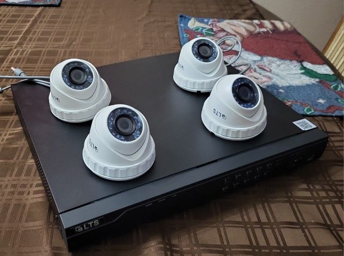 4 Camaras De Seguridad -4 CCTV Security Cameras With Recorder❗️INSTALLED❗️INSTALADAS 💯 SPECIAL OFFER 💯