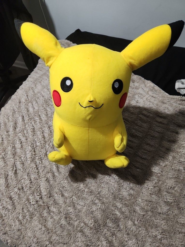 Pikachu Stuffed Pokémon Plushie.