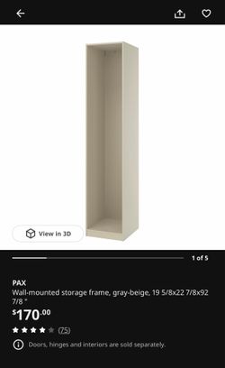 IKEA pax closet