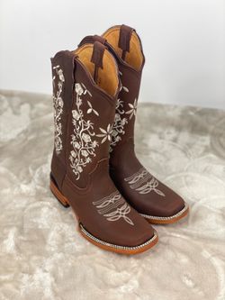 Bota rodeo para dama - ladies  rodeo leather boots
