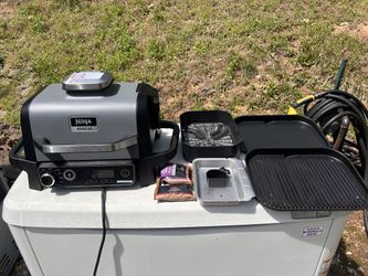 Ninja Wood Fire Outdoor Electric Grill And Smoker 