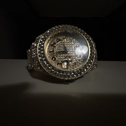 Iced out watch