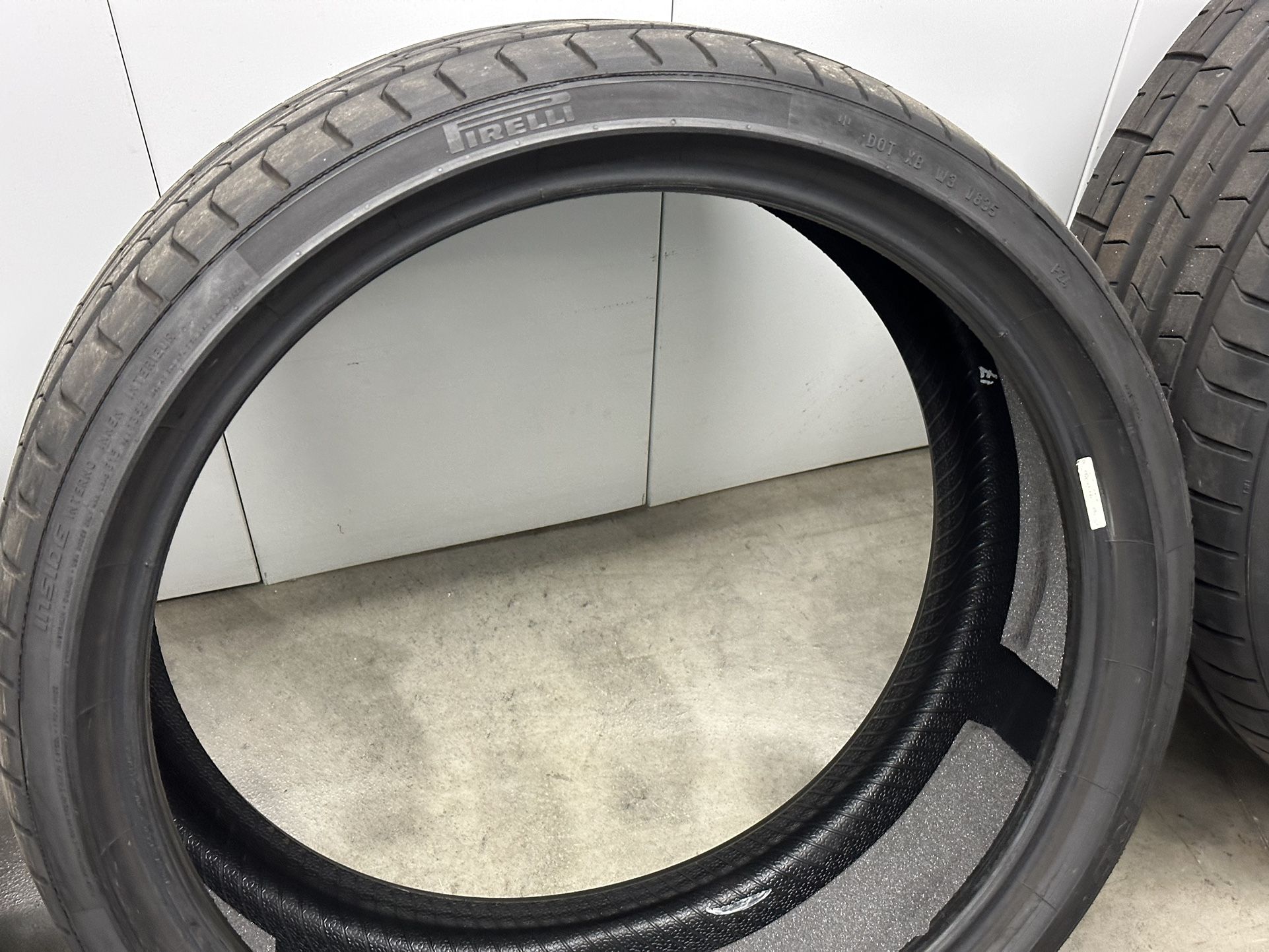 RS3 OEM staggered Pirelli 255/30/19 235/35/19
