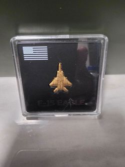 F-15 Eagle fighter jet 1/20 gram .999 fine gold