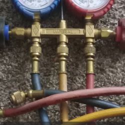 IMPERIAL/2 VALVE MANIFOLD & GAUGE SET...