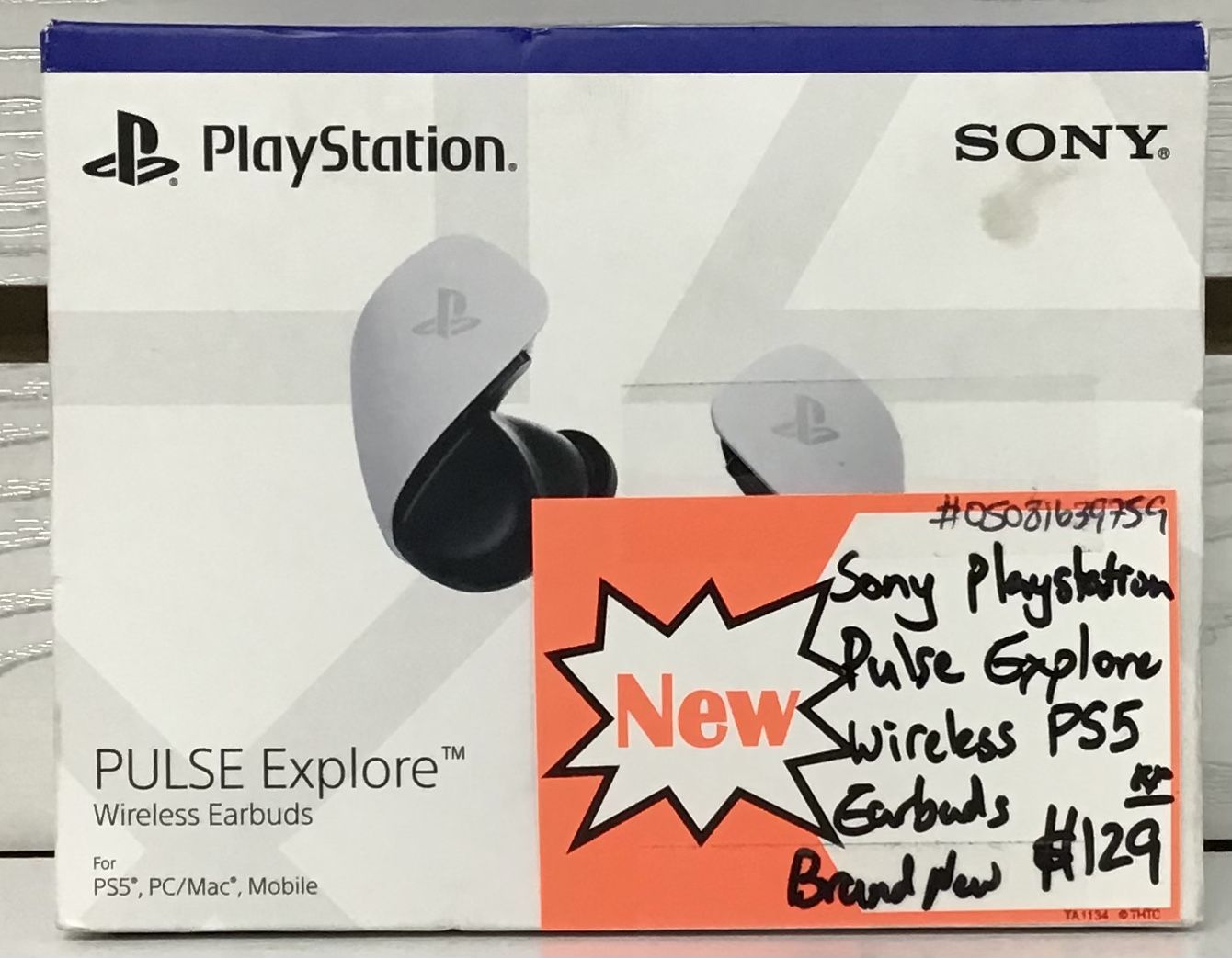 Sony PlayStation Pulse Explore Wireless PS5 Earbuds Brand New