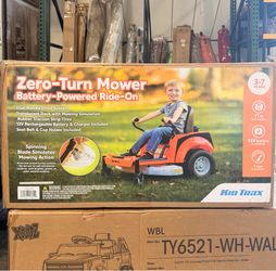 Kid Trax Zero Turn Lawn Mower 12-Volt Ride-On Brand New In Box