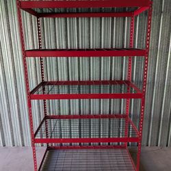 
Husky
5-Shelf Metal Heavy-Duty Adjustable Garage Storage Shelving Unit in Red (48 in. W x 78 in. H x 24 in. D)