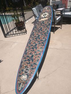 Longboard surfboard