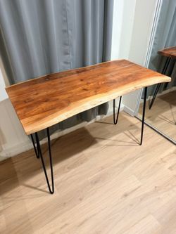 Live Edge Wood Console Table / Desk – $125