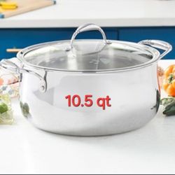 Princess House Tri-ply Stainless Steel Dutch Oven