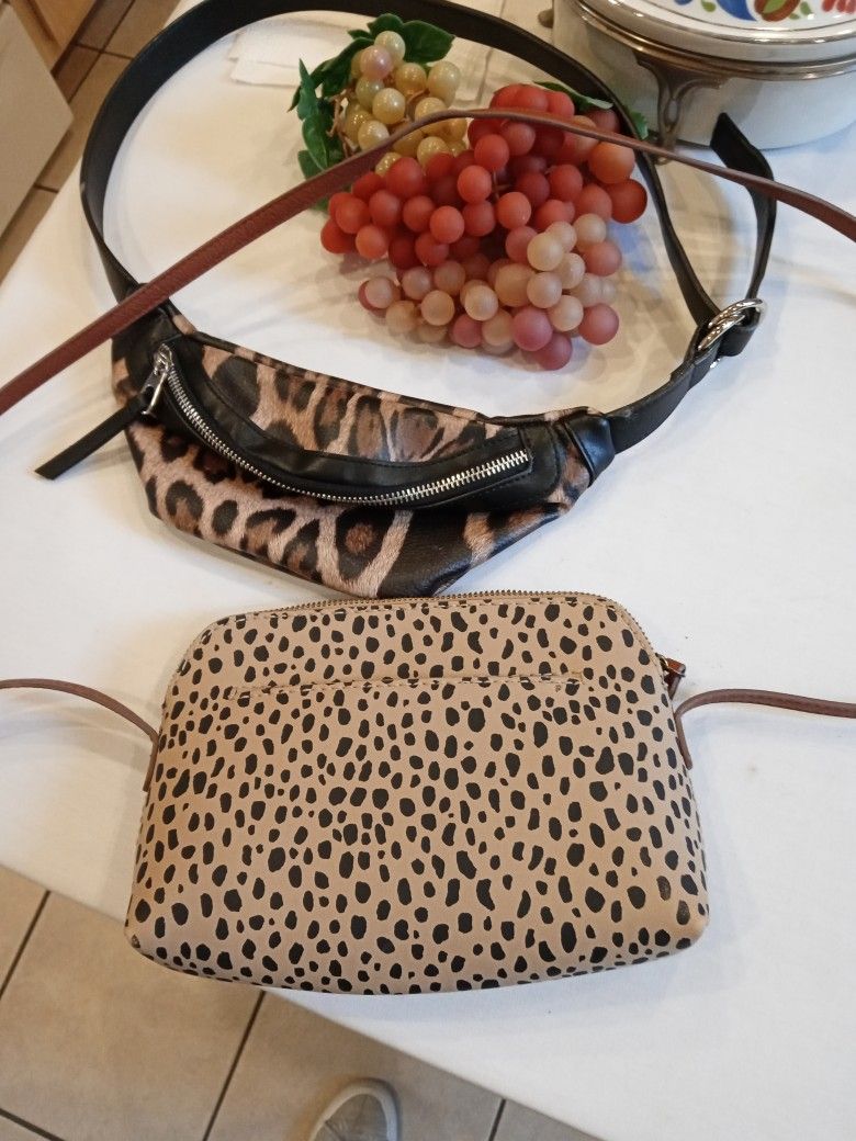 Animal Print Purse & Animal Print Fanny Pack