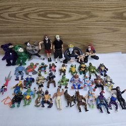 Teenage Mutant Ninja Turtles vintage toy Figures Lot TMNT 80’s 90’s