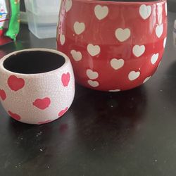 Heart Flower Pots 