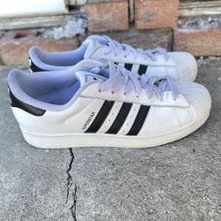 Adidas Superstar White Black Discontinued Model Mens Casual Shoes Size 11