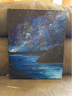 Painted Picture of NightSky