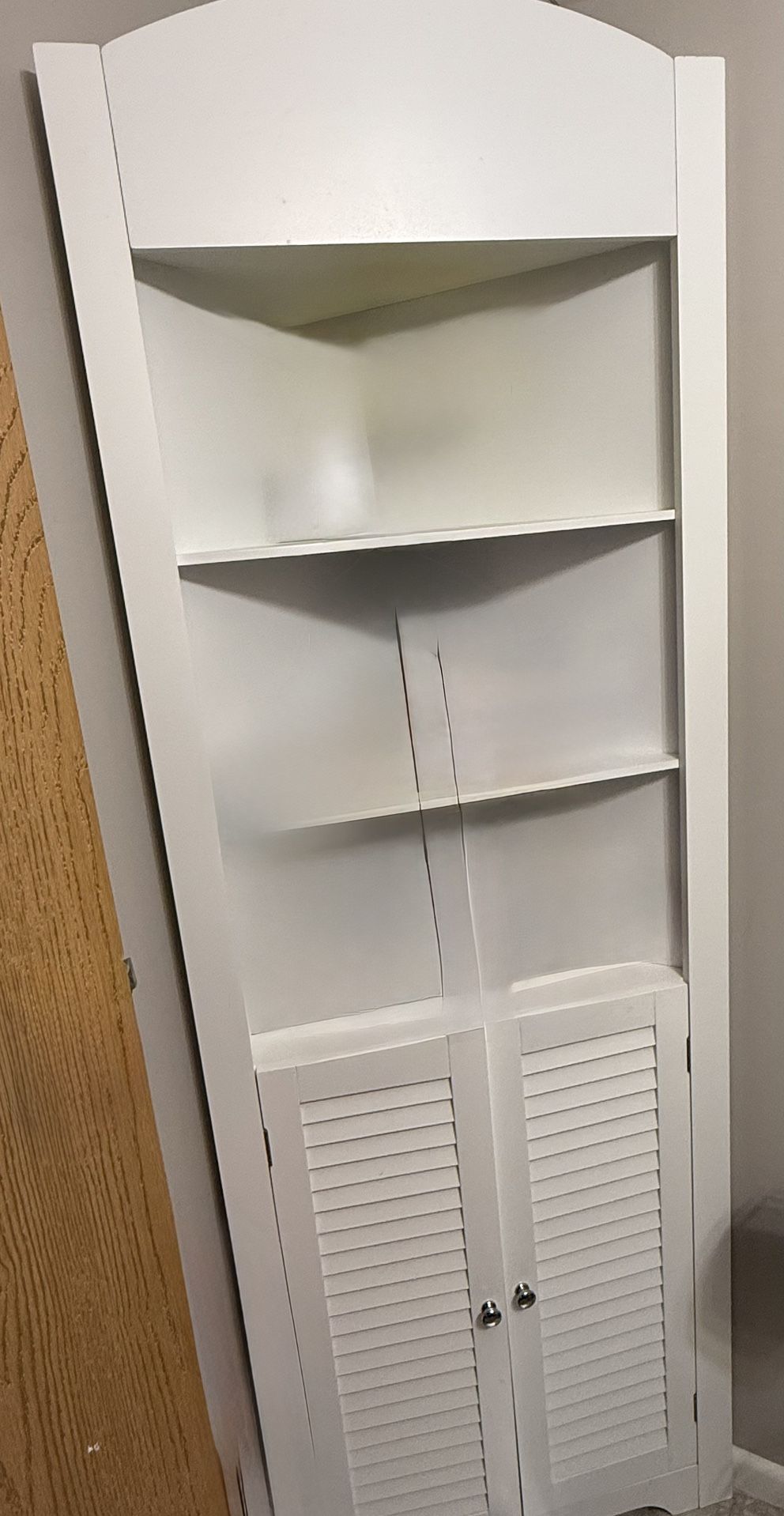 Corner Shelf w/cabinet