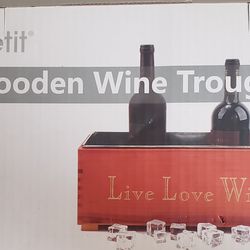 Wooden Wine Trough